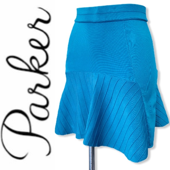 Parker Dresses & Skirts - Parker Bandage Stretch Fit and Flare Mini Skirt S